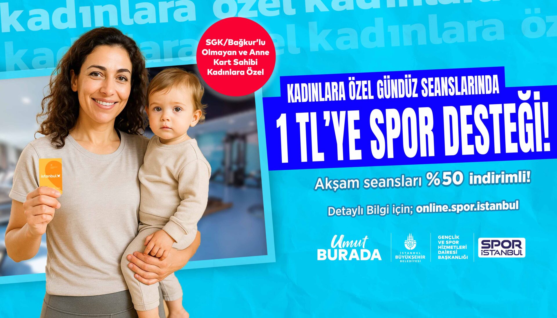 Kadınlar 1 TL'ye spor yapıyor!